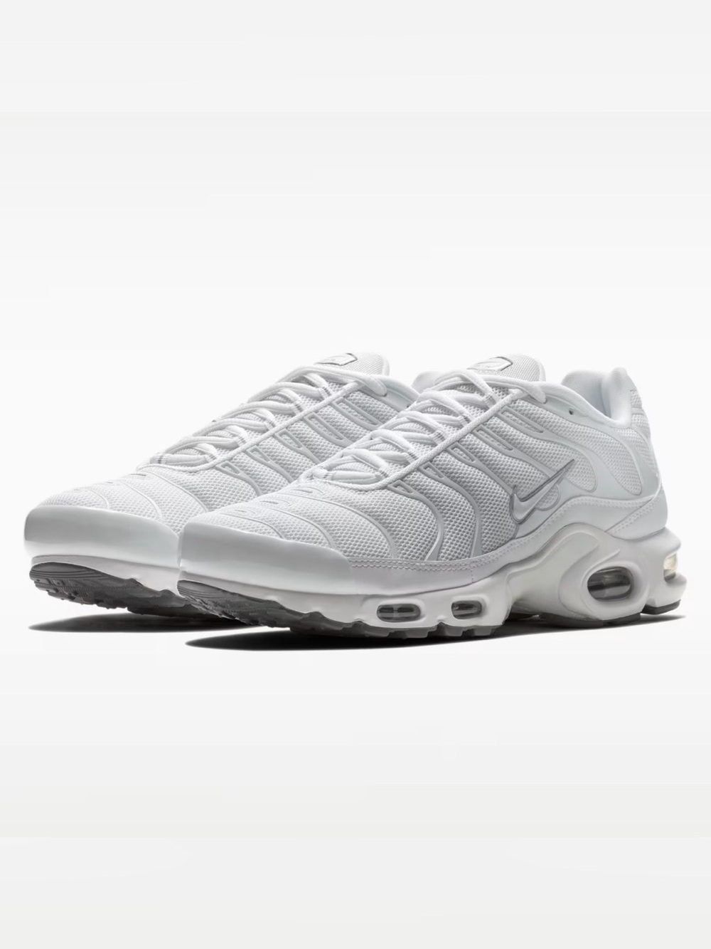 🆕-Nike Air Max Plus White Sneakers